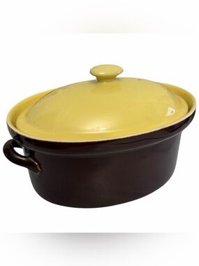 Hall Pottery Casserole Dish 6x9 Mid-Century Vintage